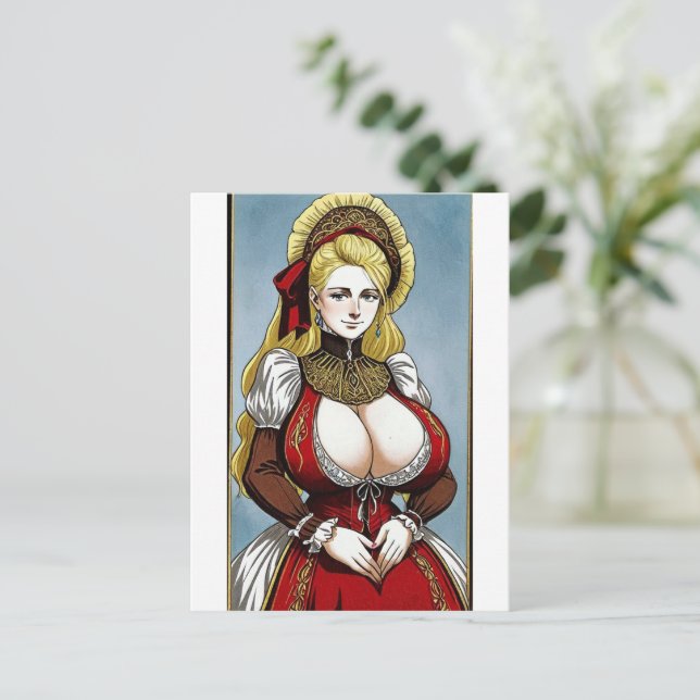 Postal Faire Maiden 5 (Anverso de pie)