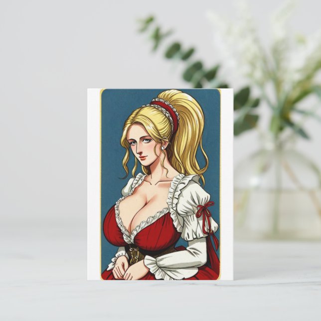 Postal Faire Maiden 6 (Anverso de pie)