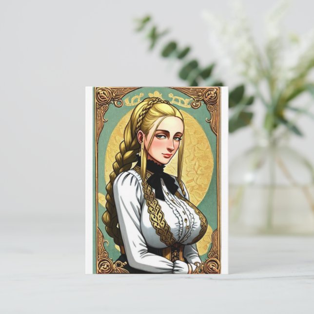 Postal Faire Maiden 8 (Anverso de pie)