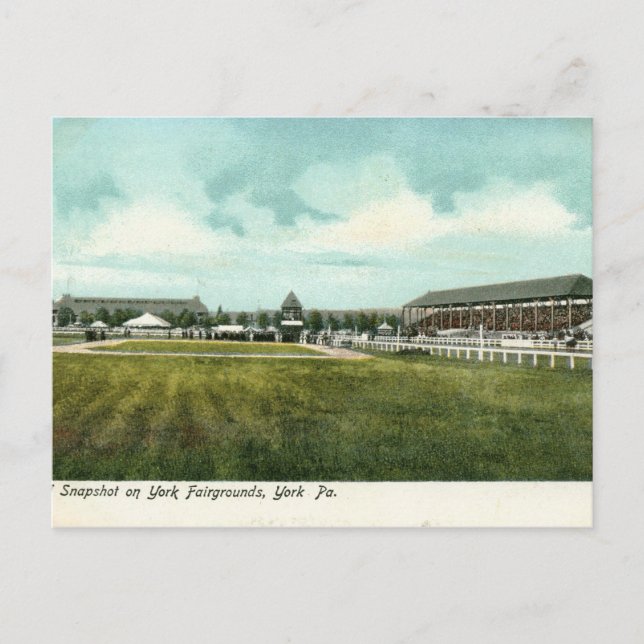 Postal Fairgrounds, York, PA Vintage (Anverso)