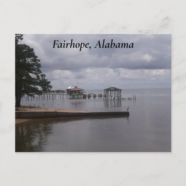Postal Fairhope, Alabama - Orientalidad de la Bahía Móvil (Anverso)