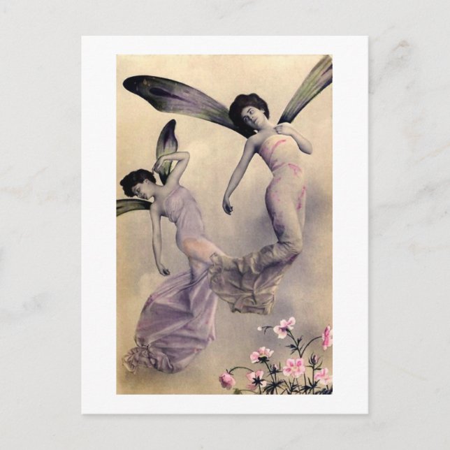 Postal Fairies victorianas (Anverso)