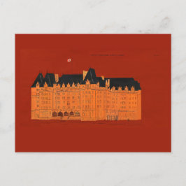 Postal Fairmont Empress Hotel Victoria BC Canada Postcard