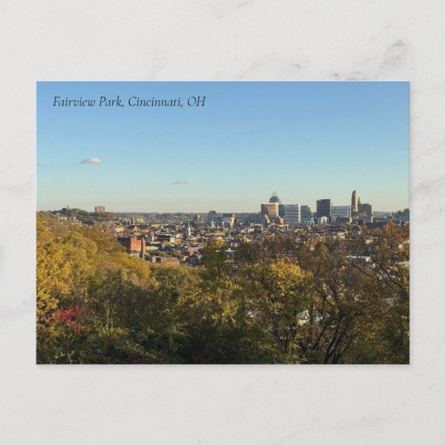 Postal Fairview Park Cincinnati Postcard (Anverso)