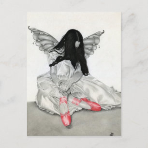 Postal Fairy Ballerina Postcard