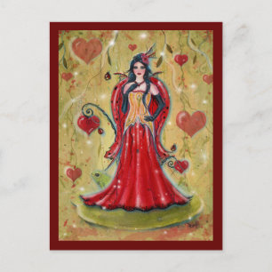 Postal Fairy Heart valentine hada por Renee