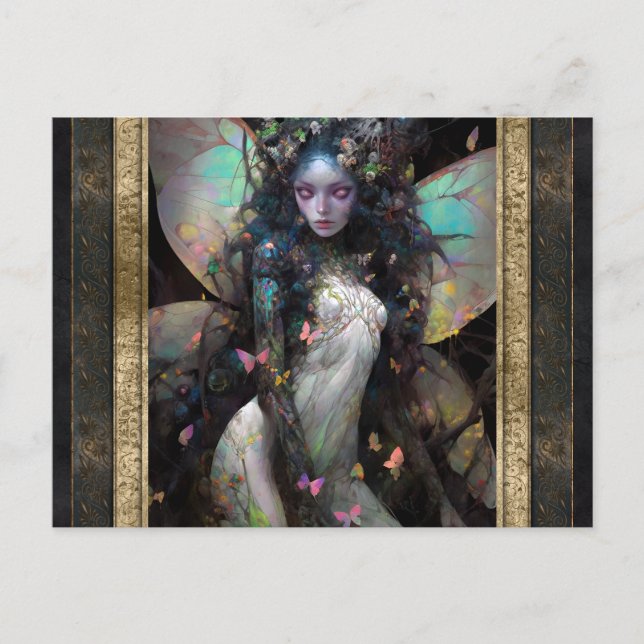 Postal Fairy Woman Fantasy Art (Anverso)