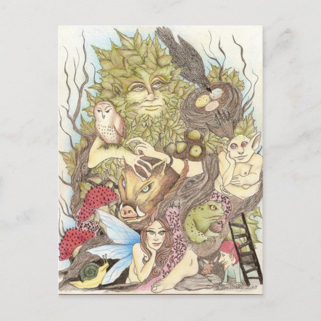 Postal Fairy Wonderland (Anverso)