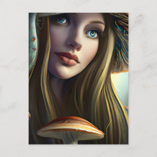 Postal Fairytale Mushroom Fairy