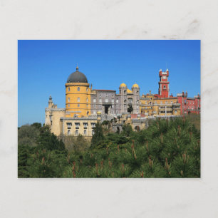 Postal Fairytale Sintra Palace foto en Portugal