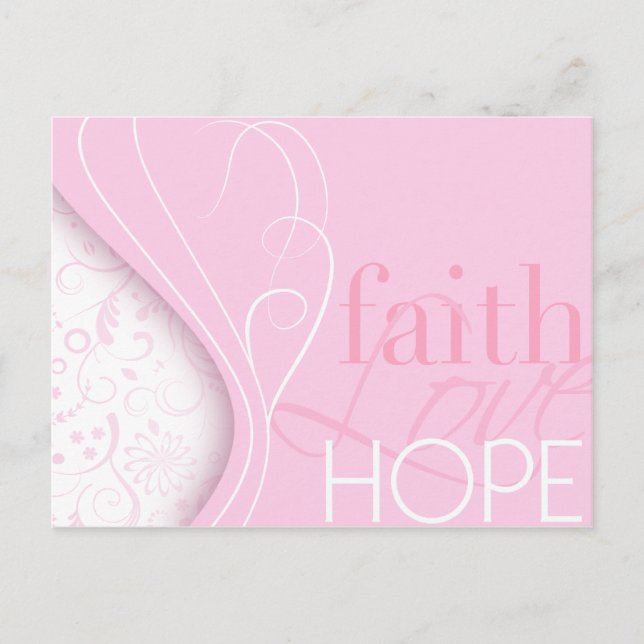Postal Faith Love Hope (Anverso)