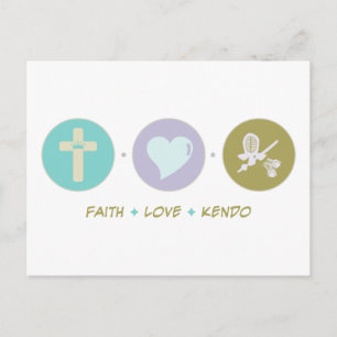 Postal Faith Love Kendo