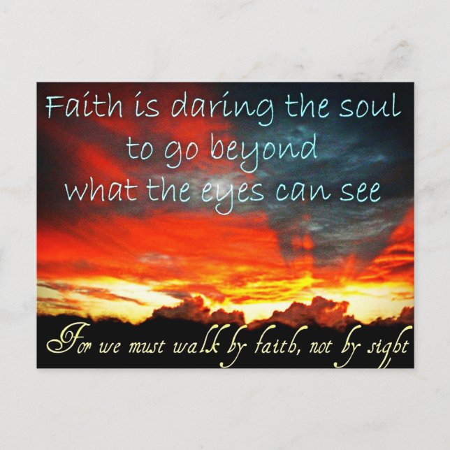 Postal Faith Postcard (Anverso)
