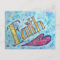 Faith Postcard
