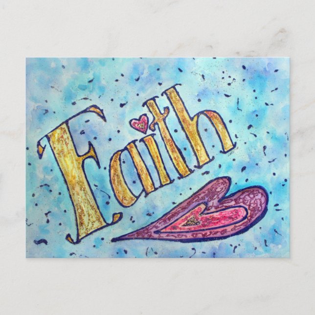 Postal Faith Postcard (Anverso)