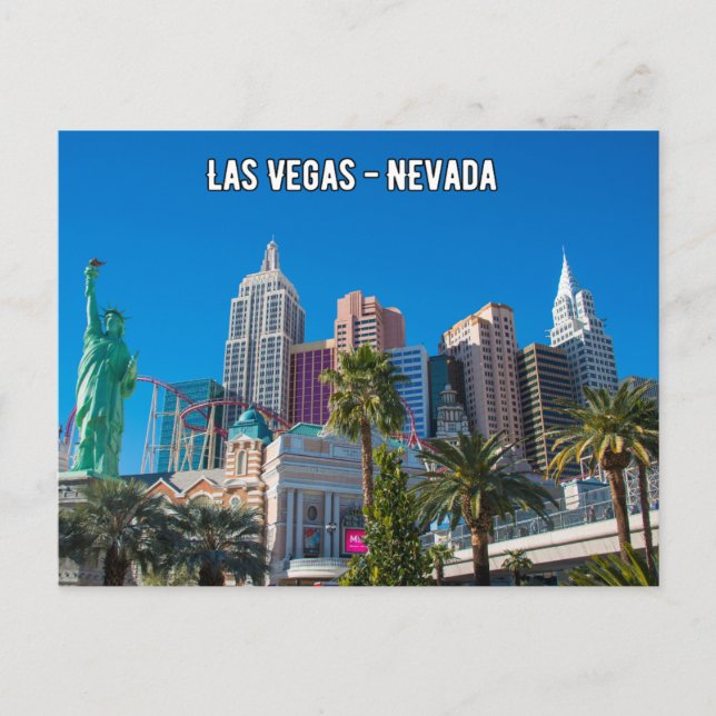 Postal Faja de Las Vegas Nevada (Anverso)