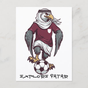 Postal Falcon Striker with Traditional Headscarf