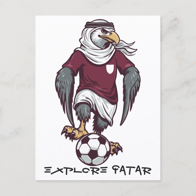 Postal Falcon Striker with Traditional Headscarf (Anverso)