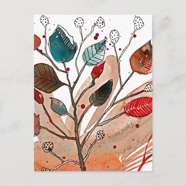 Postal Fall Dance (Anverso)