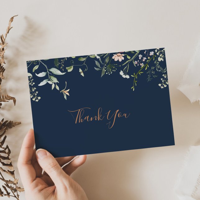 Postal Fall Garden Wildflower Gracias (Subido por el creador)