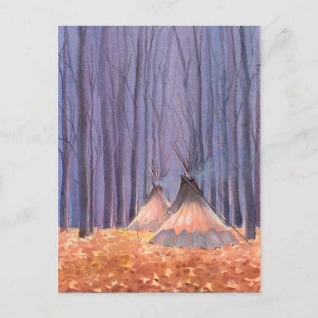 Postal FALLEN deja TIPIS de SHARON SHARPE (Anverso)