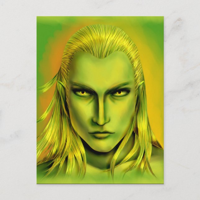 Postal Falln Male Forest Elf (Anverso)