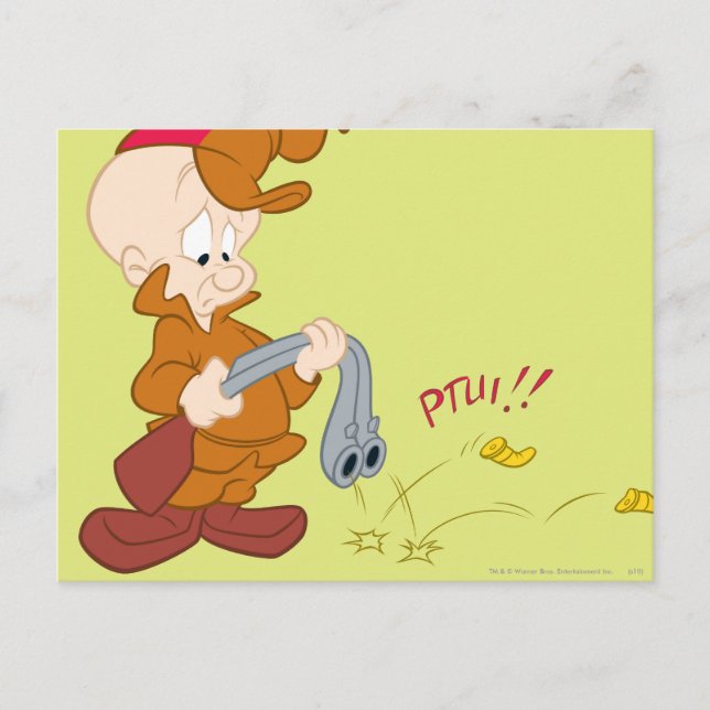 Postal Fallo de pistola de ELMER FUDD™ (Anverso)
