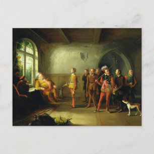 Postal Falstaff y Reclutas, de Enrique IV, Parte II