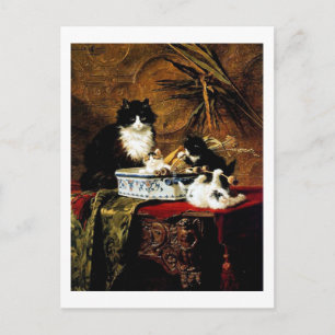 Postal Familia Cat, Henriëtte Ronner-Knip