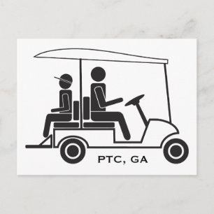 Postal Familia de carritos de golf PTC GA