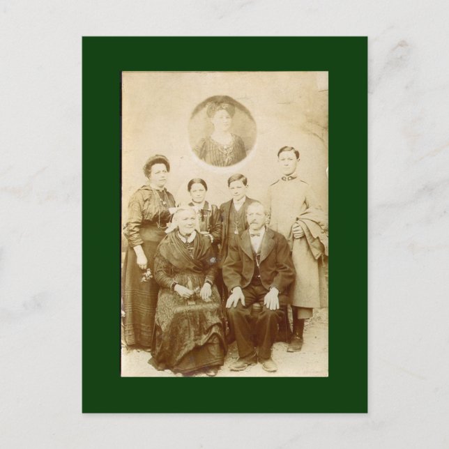 Postal familia de mamá (Anverso)