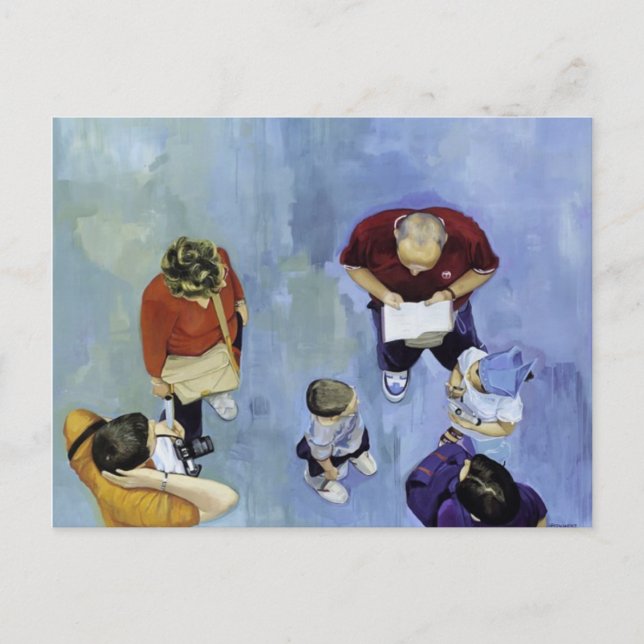 Postal familia de turistas 2 (Anverso)