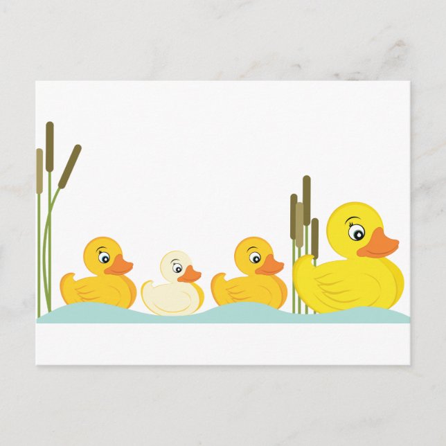 Postal Familia Ducky (Anverso)