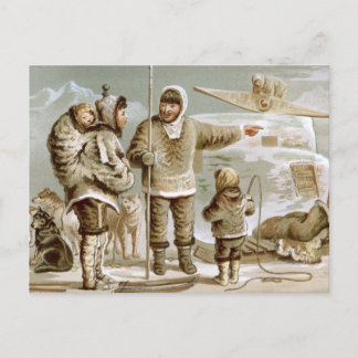 Postal Familia Eskimo