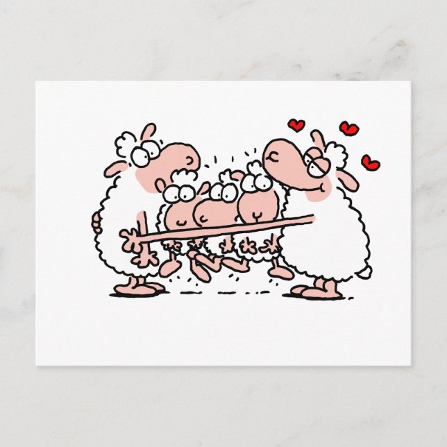 Postal Familia feliz (Anverso)