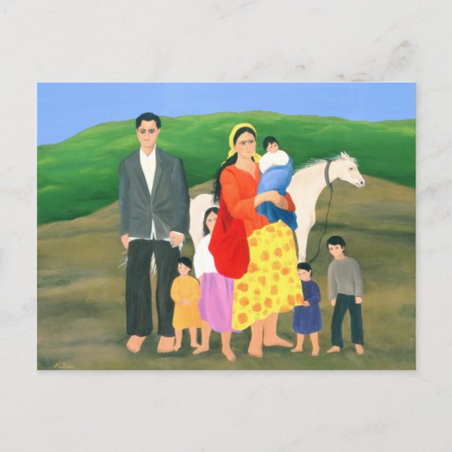 Postal Familia Gipsy 1986 (Anverso)
