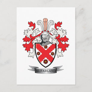 Postal Familia McFarland Crest Coat of Arms
