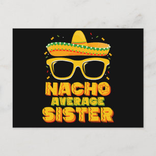 Postal Familia Nacho Promedio de Hermanas Cinco De Mayo