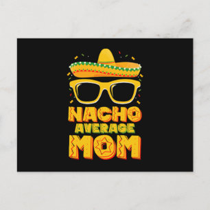 Postal Familia Nacho Promedio de Mamá Cinco De Mayo