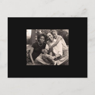 Postal Familia Obama-Primero