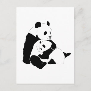 Postal Familia Panda
