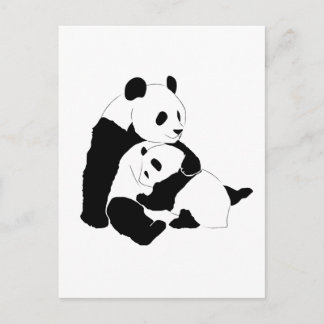 Postal Familia Panda