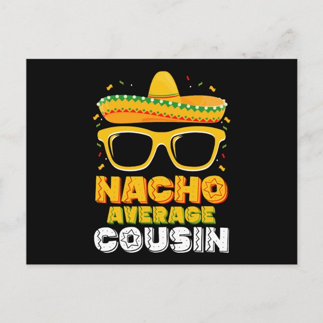 Postal Familia primo promedio Nacho Cinco De Mayo (Anverso)
