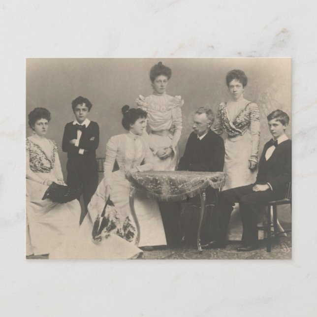 Postal Familia real (parientes Sissi) de Baviera #041B (Anverso)