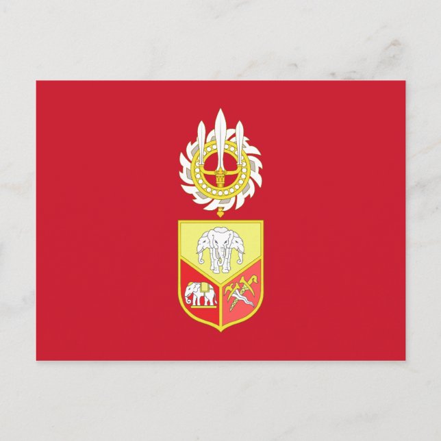 Postal Familia real siamesa, Tailandia (Anverso)