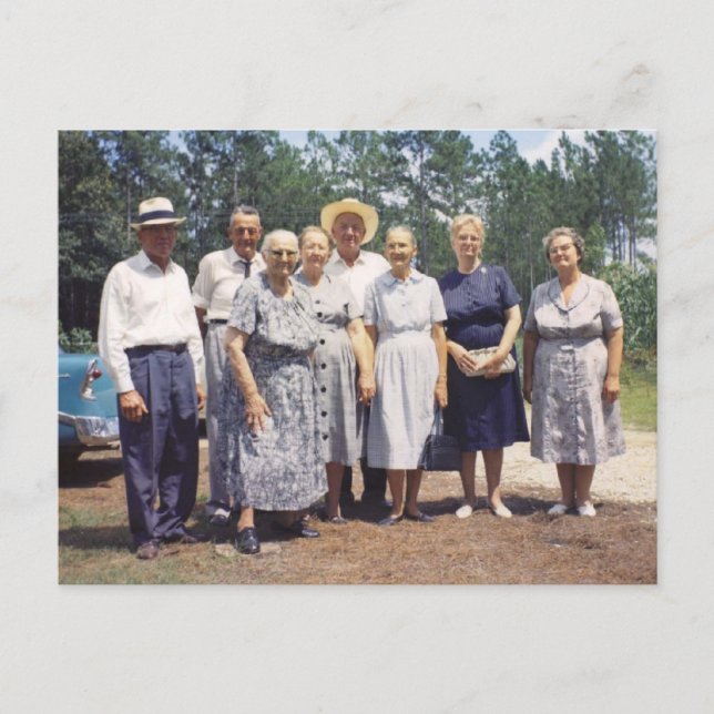 Postal Familia Robinson (Mary & Children) (Anverso)