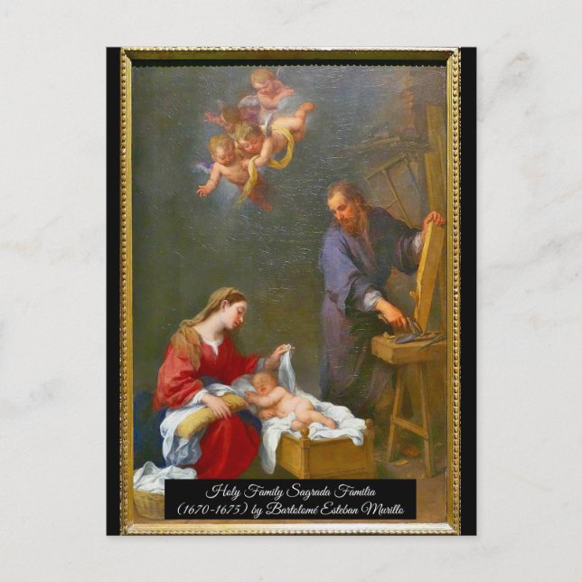 Postal Familia Santa (Anverso)
