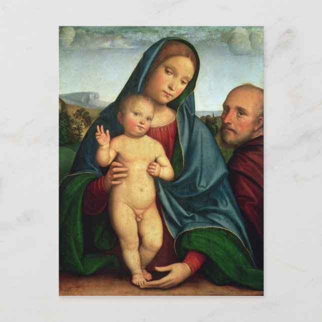 Postal Familia Santa (Anverso)