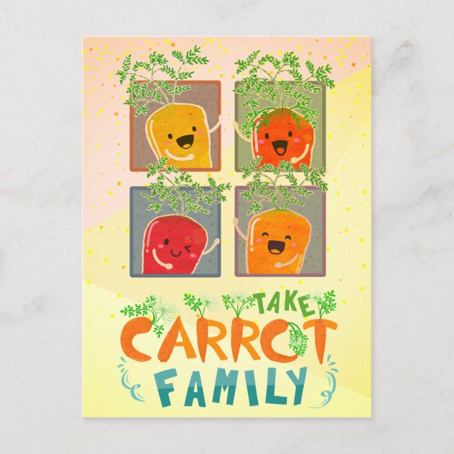 Postal Familia Take Carrot | Motivación de la cotización (Anverso)