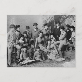 Postal Familia Tsarina Alexandra Hesse Gran Bretaña Rusia